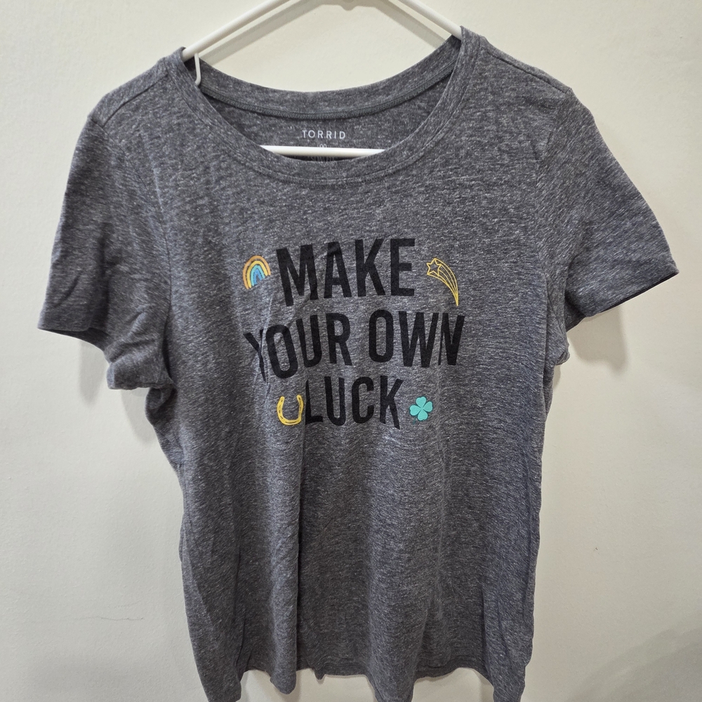 Torrid Gray Graphic Tee